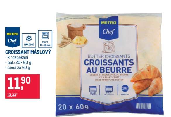 Croissant máslový