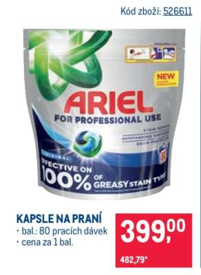 KAPSLE NA PRANÍ