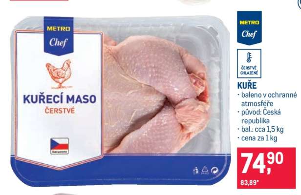 KUŘECÍ MASO ČERSTVÉ
