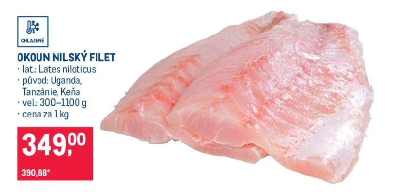 Okoun nilský filet