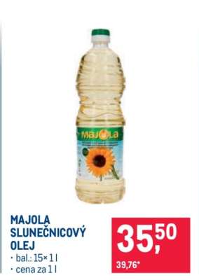 Majola Slunečnicový olej