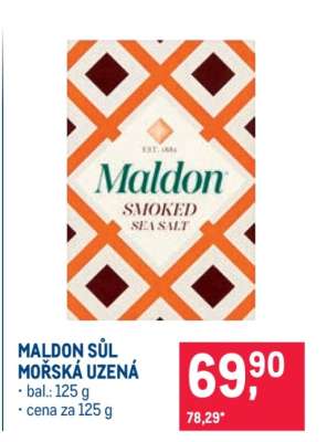 MALDON SŮL MOŘSKÁ UZENÁ