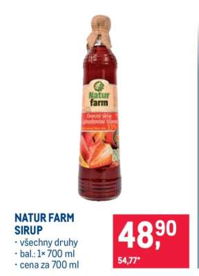Natur Farm sirup