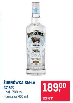 ŻUBRÓWKA BIAŁA 37,5 %