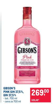 GIBSON'S PINK GIN 37,5%, GIN 37,5%