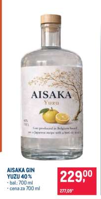 AISAKA GIN YUZU 40 %