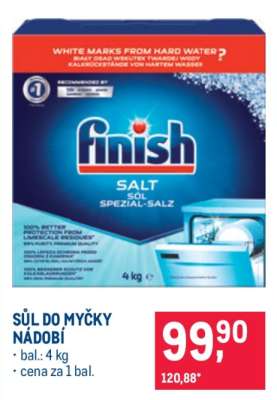 Sůl do myčky nádobí