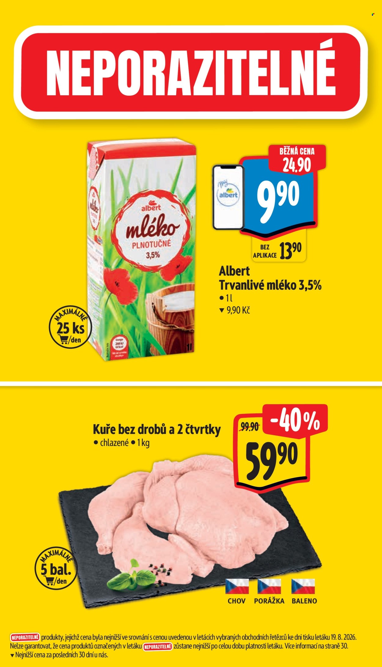 Leták Albert Hypermarket - 26.8.2026 - 1.9.2026. Strana 2