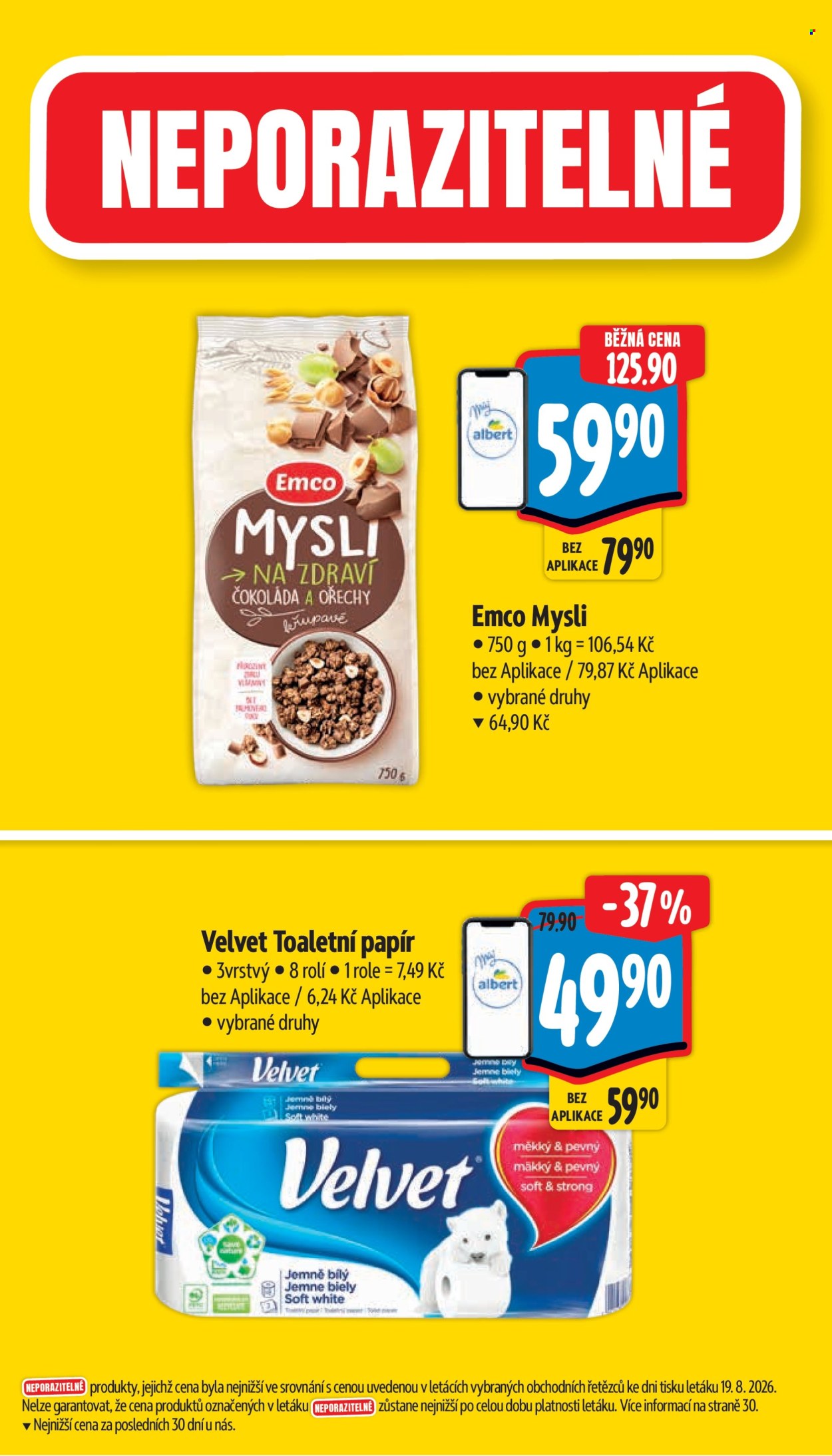 Leták Albert Hypermarket - 26.8.2026 - 1.9.2026. Strana 4