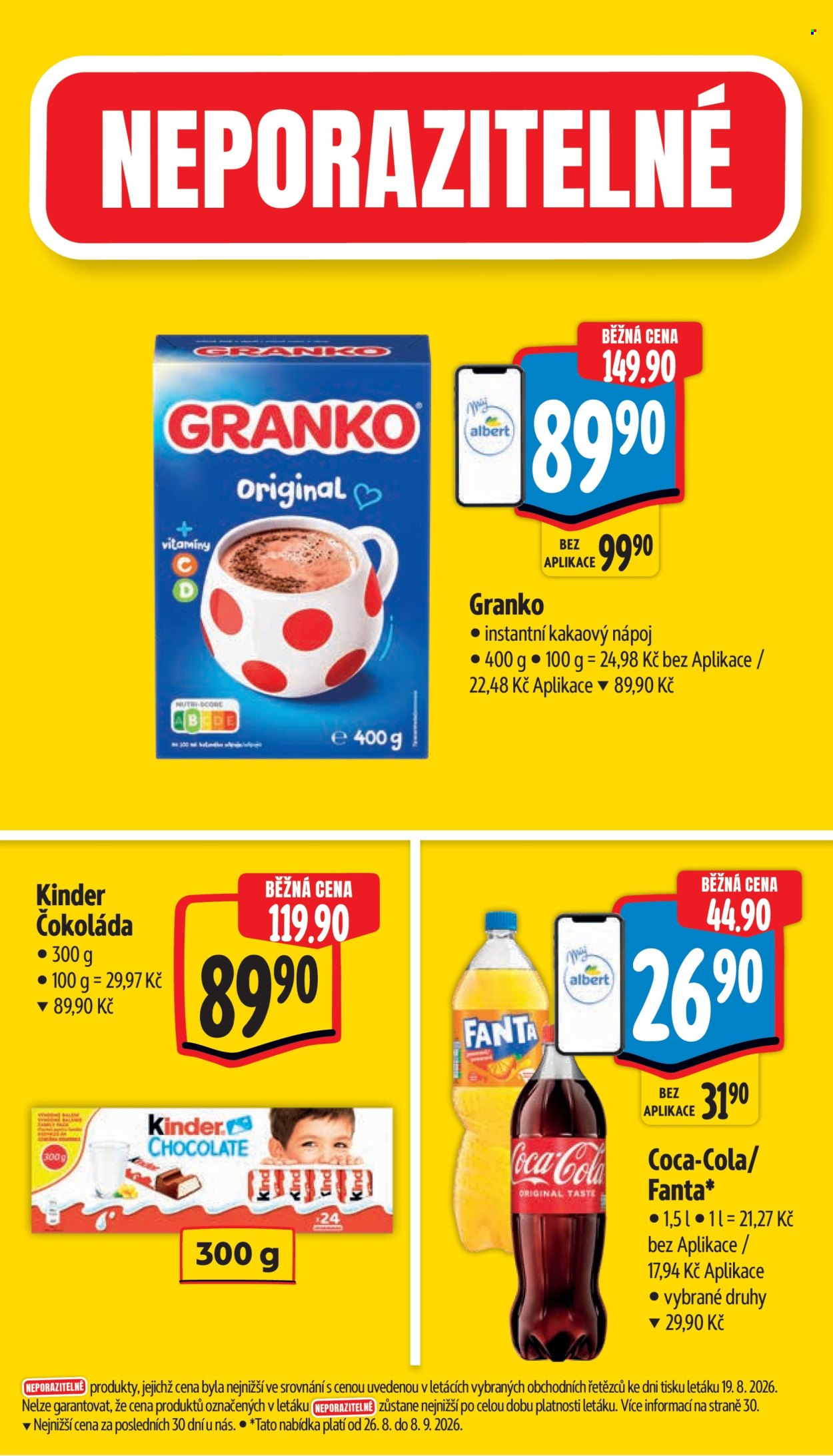 Leták Albert Hypermarket - 26.8.2026 - 1.9.2026. Strana 5