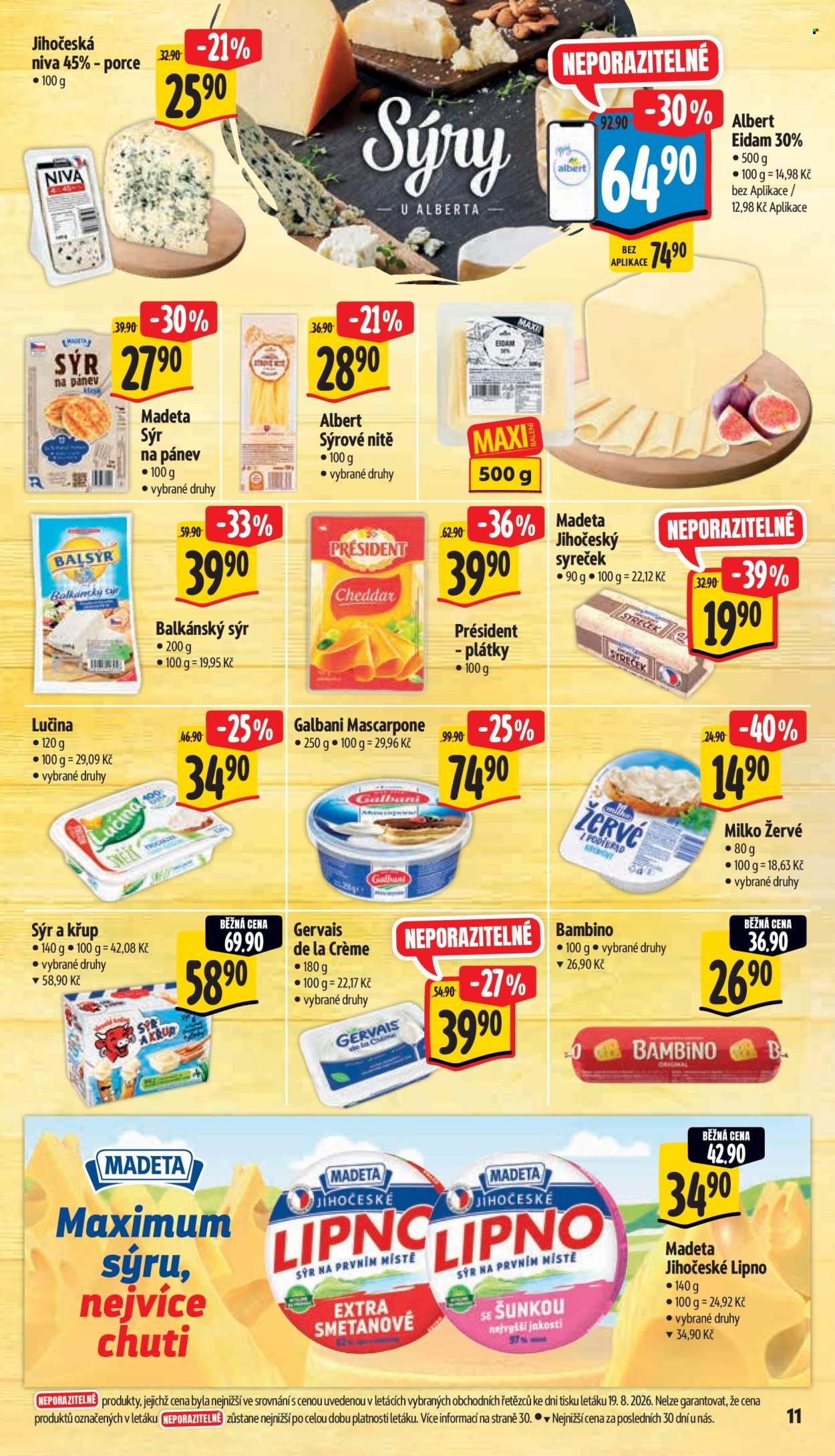 Leták Albert Hypermarket - 26.8.2026 - 1.9.2026. Strana 21