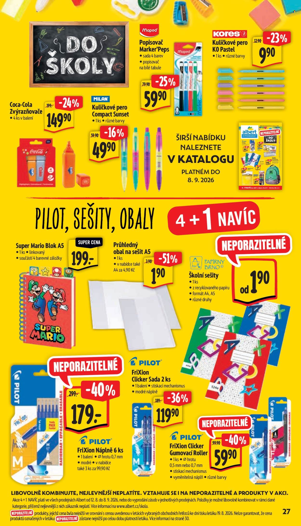 Leták Albert Hypermarket - 26.8.2026 - 1.9.2026. Strana 37