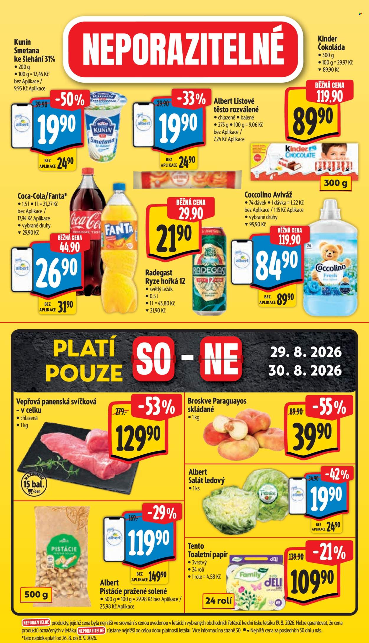 Leták Albert Hypermarket - 26.8.2026 - 1.9.2026. Strana 54