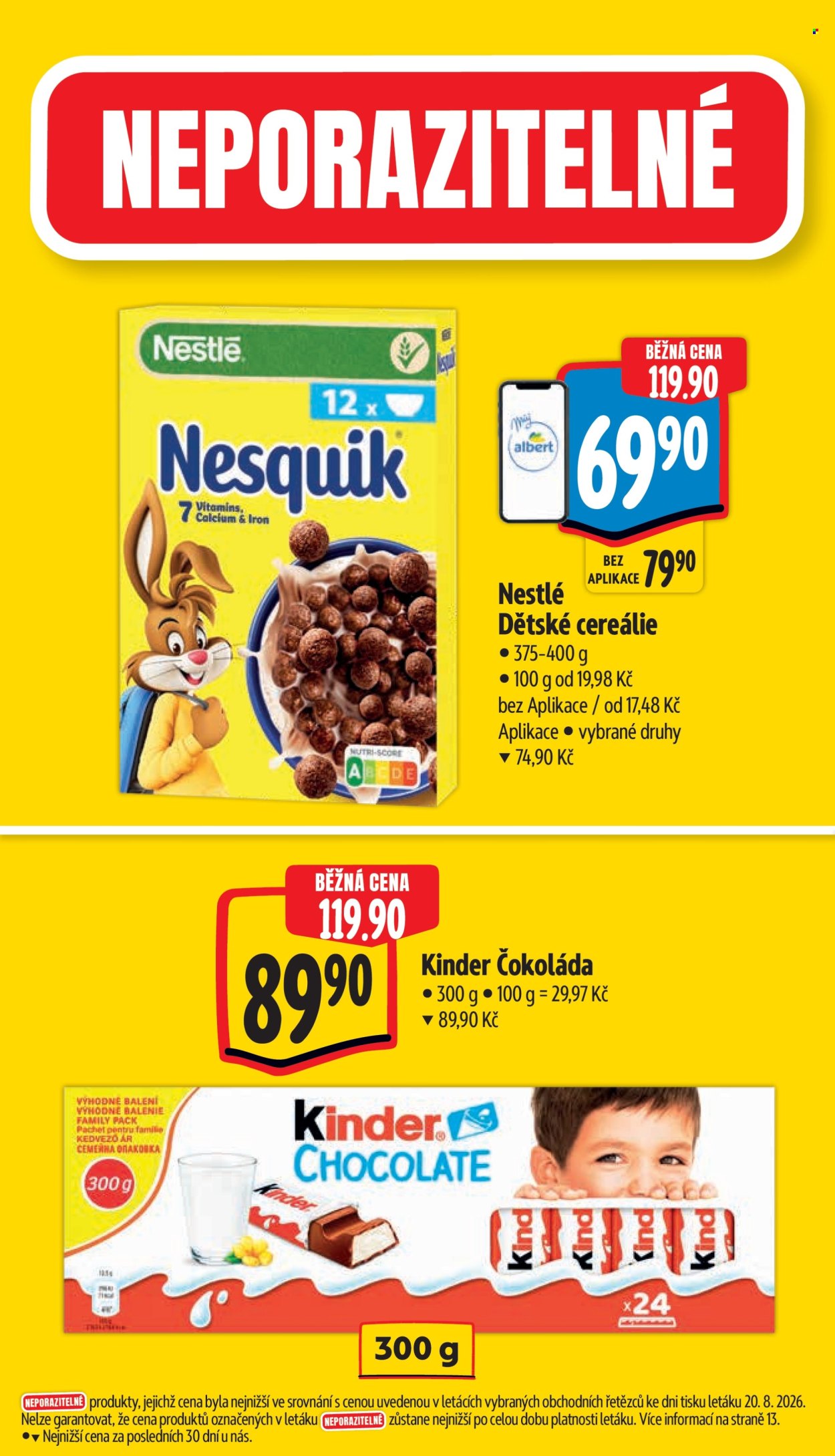 Leták Albert Supermarket - 26.8.2026 - 1.9.2026. Strana 4