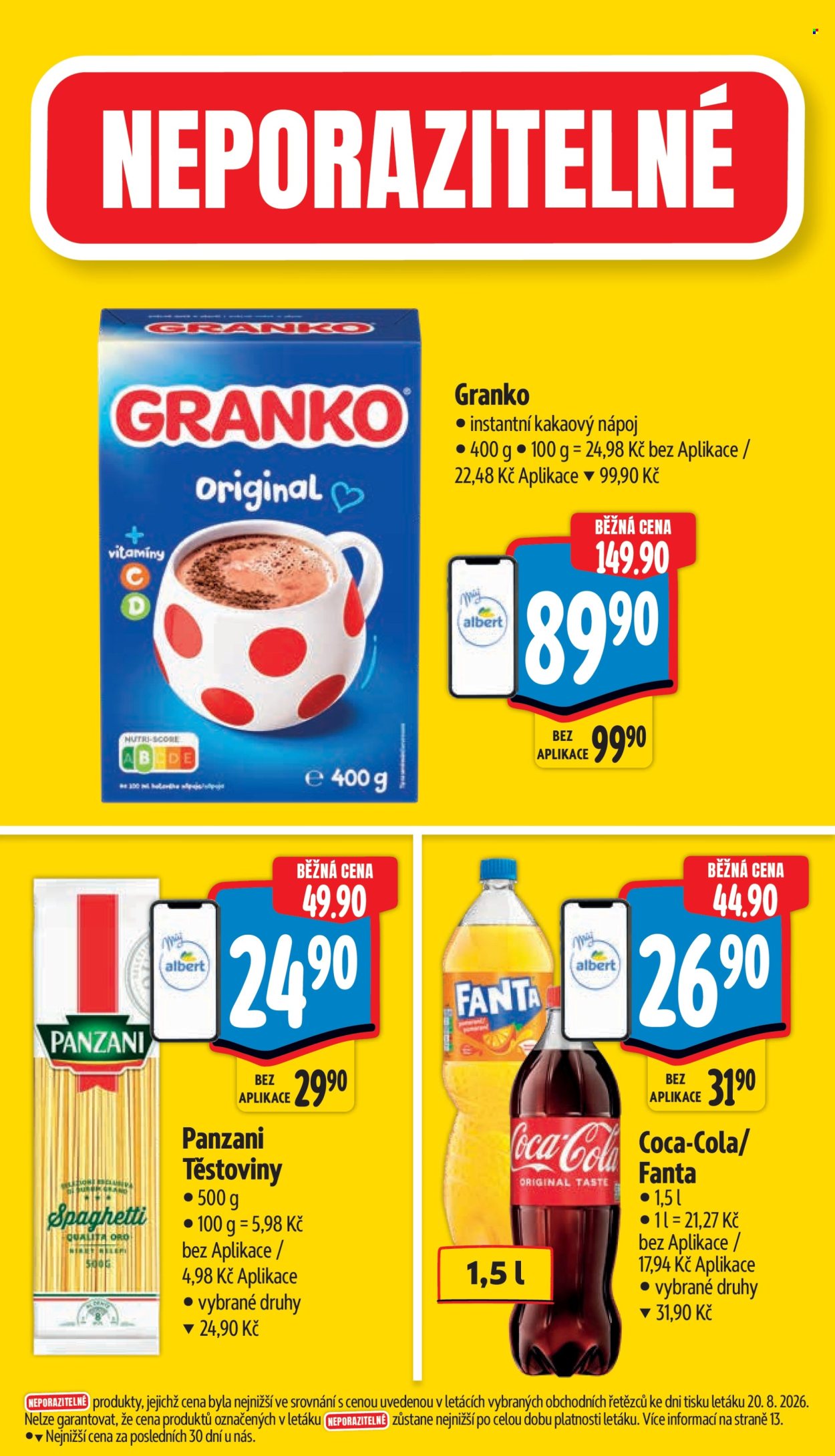 Leták Albert Supermarket - 26.8.2026 - 1.9.2026. Strana 5