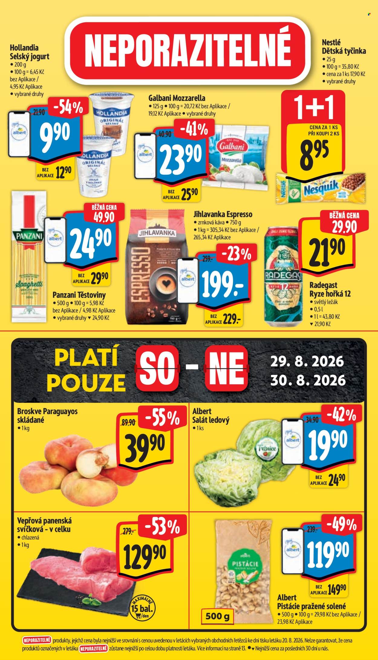 Leták Albert Supermarket - 26.8.2026 - 1.9.2026. Strana 7