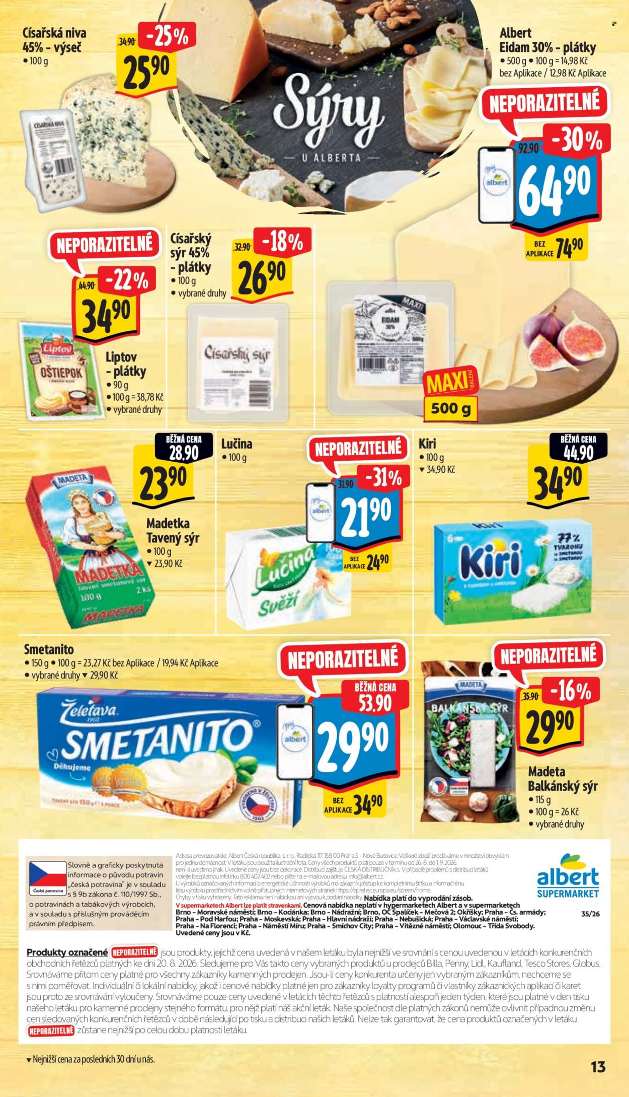Leták Albert Supermarket - 26.8.2026 - 1.9.2026. Strana 23