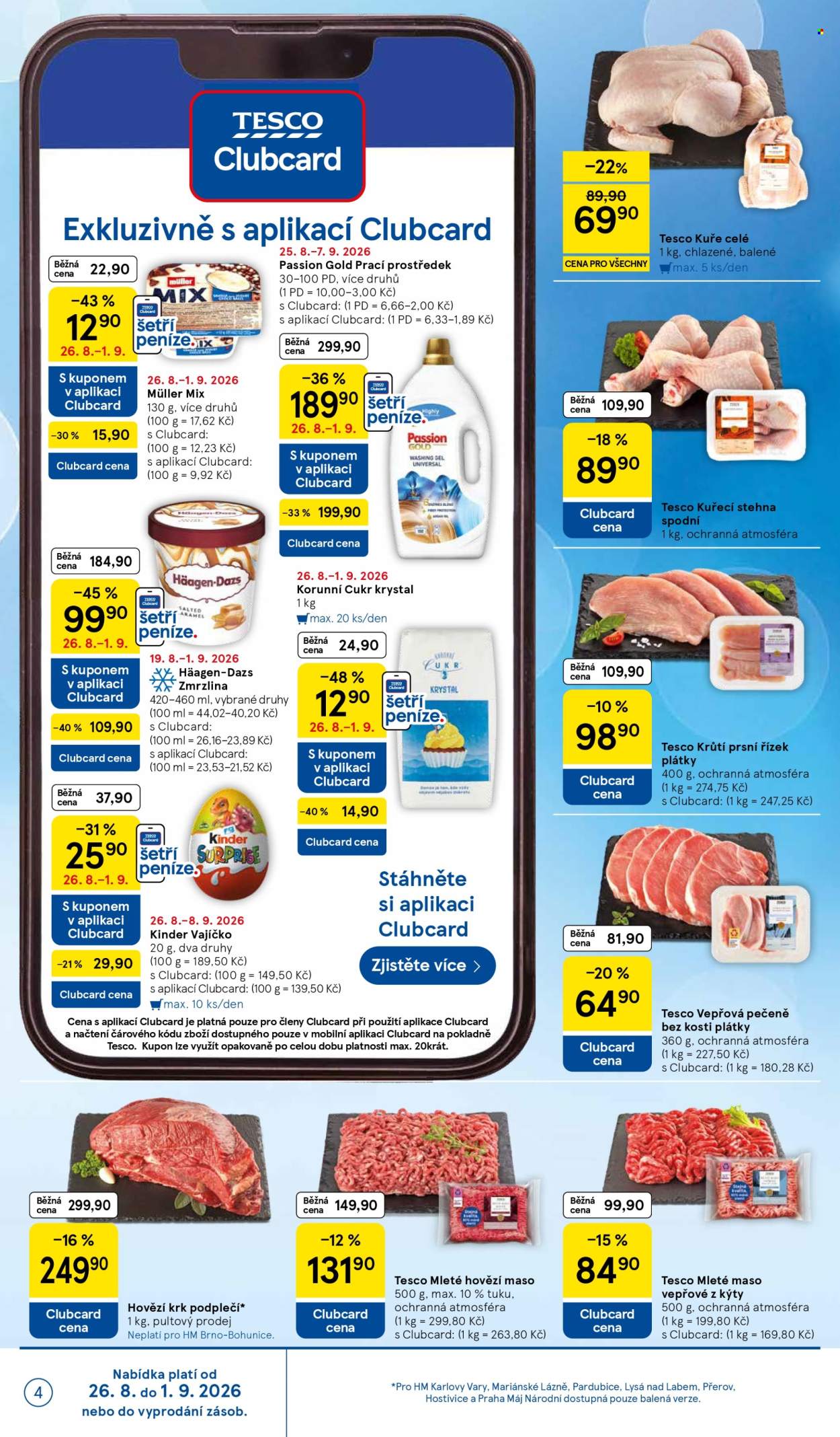 Leták TESCO - 26.8.2026 - 1.9.2026. Strana 4
