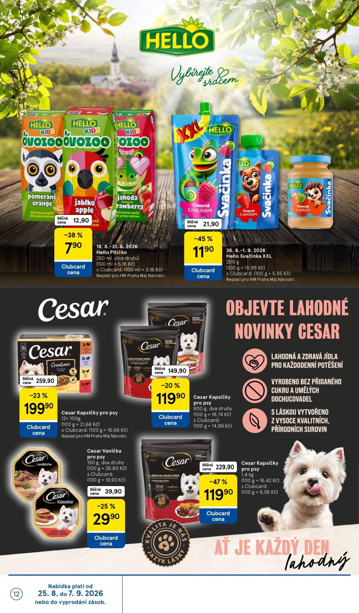 Leták TESCO - 26.8.2026 - 1.9.2026. Strana 12