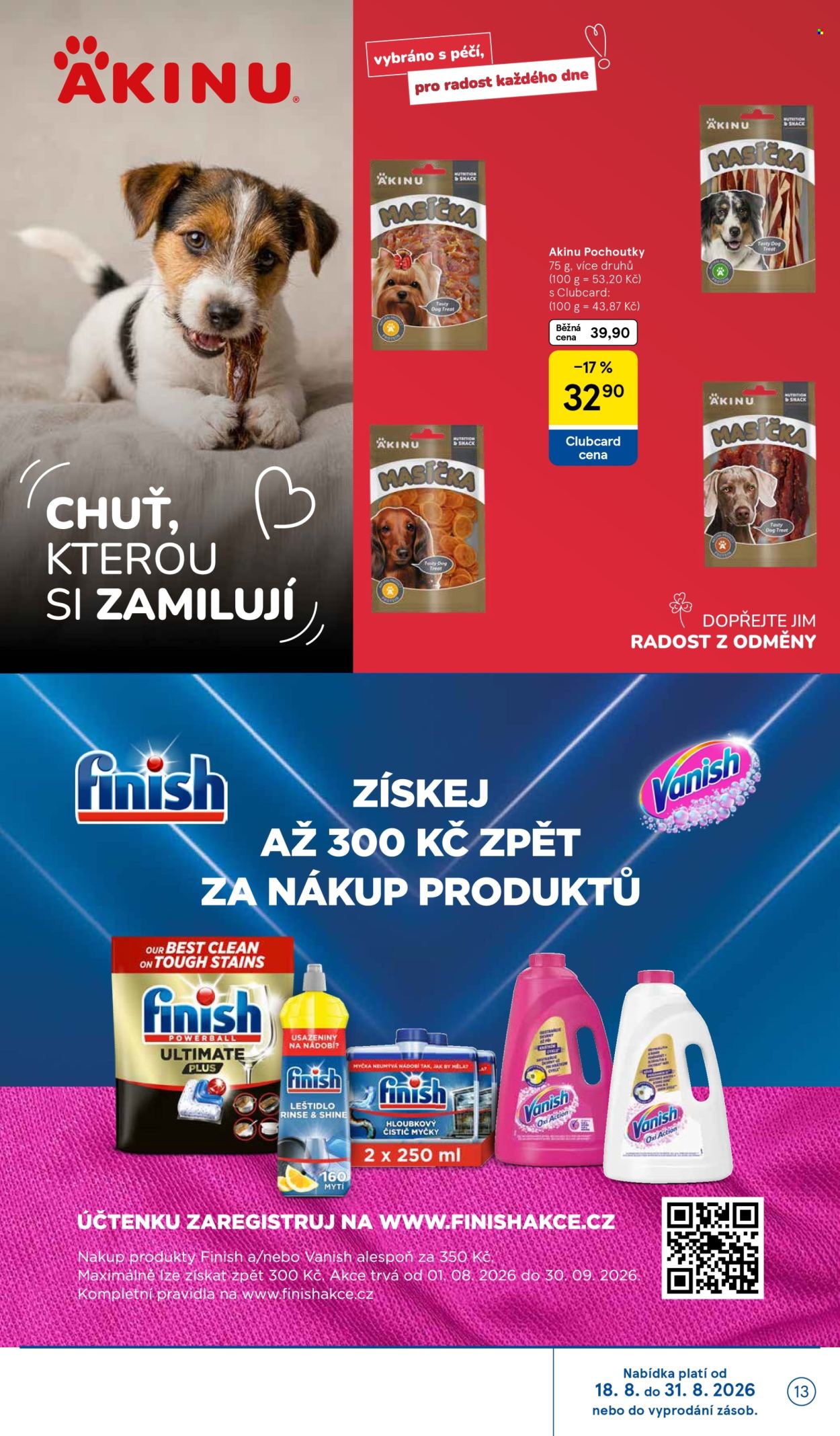 Leták TESCO - 26.8.2026 - 1.9.2026. Strana 13