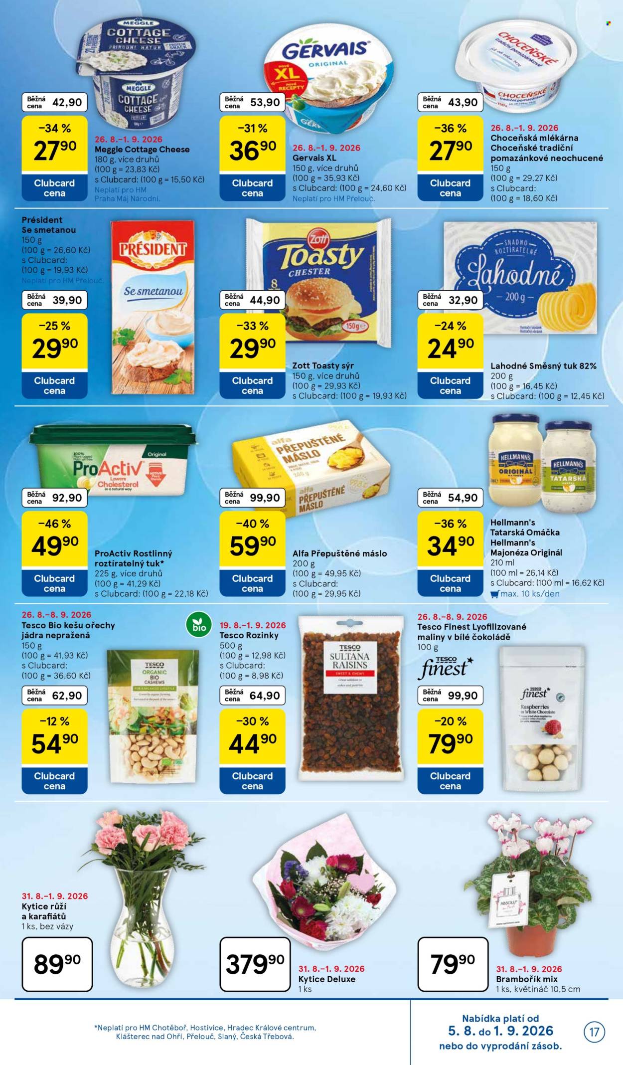 Leták TESCO - 26.8.2026 - 1.9.2026. Strana 17