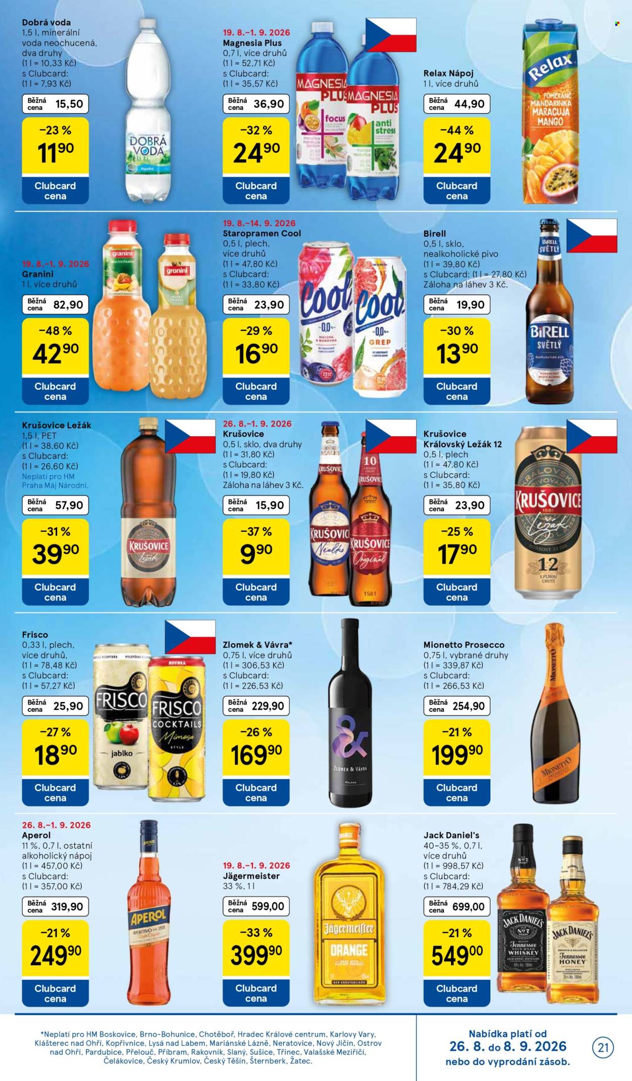 Leták TESCO - 26.8.2026 - 1.9.2026. Strana 21