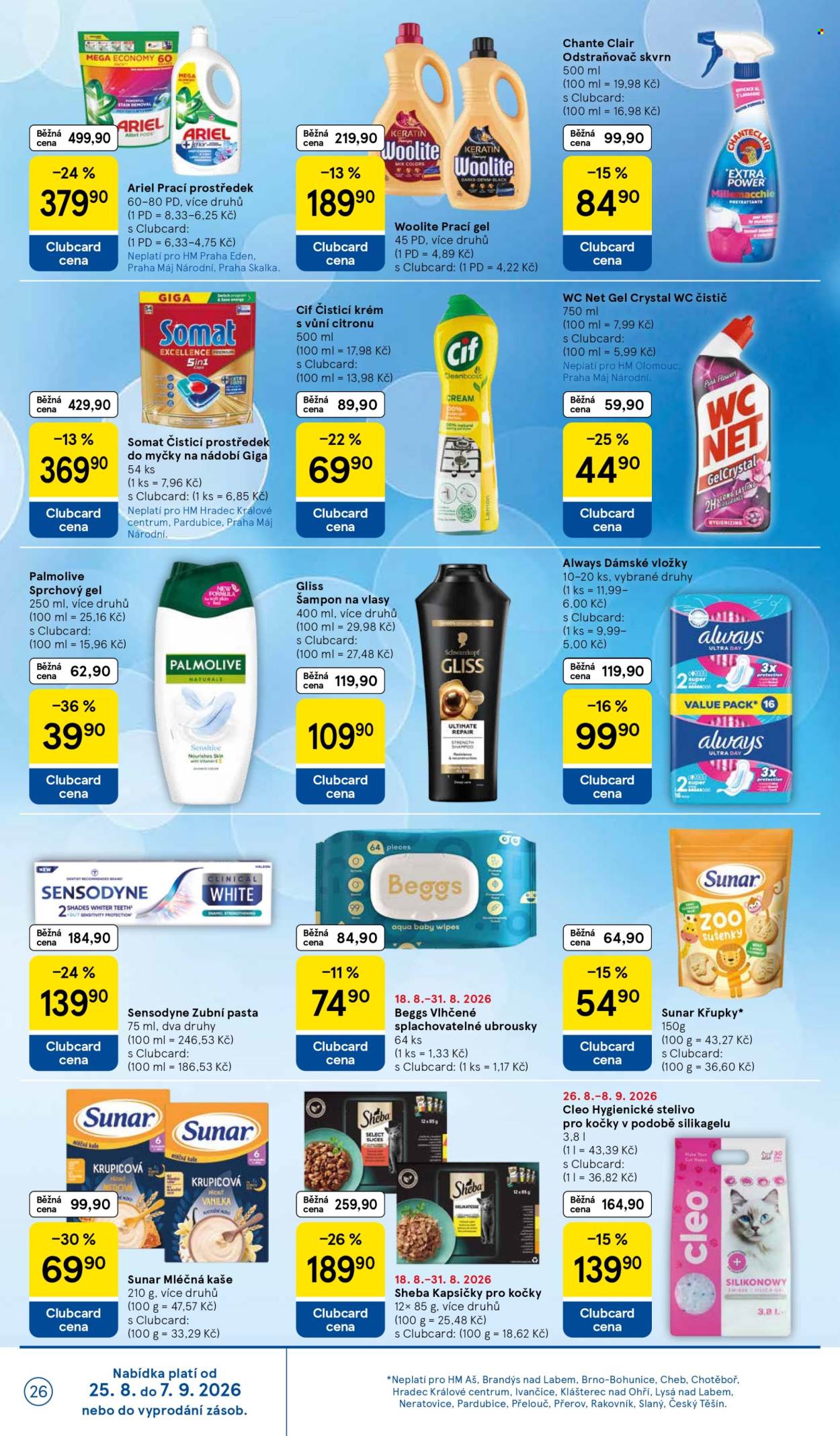 Leták TESCO - 26.8.2026 - 1.9.2026. Strana 26
