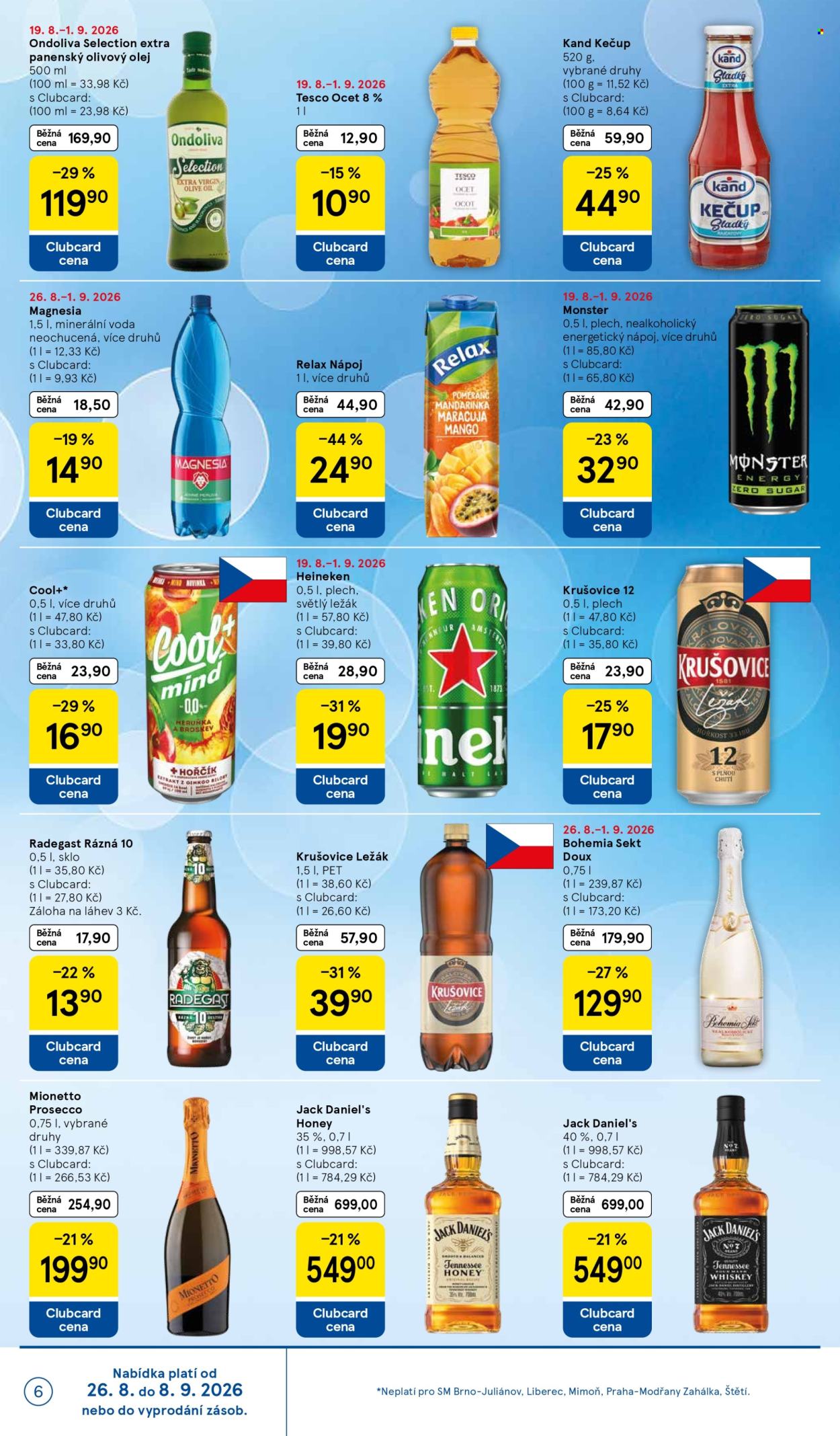 Leták TESCO supermarket - 26.8.2026 - 1.9.2026. Strana 6