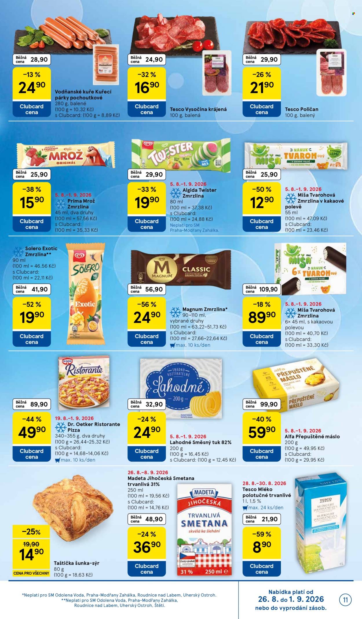 Leták TESCO supermarket - 26.8.2026 - 1.9.2026. Strana 11