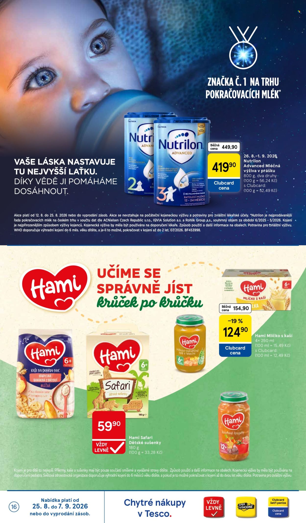 Leták TESCO supermarket - 26.8.2026 - 1.9.2026. Strana 16