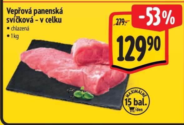 Vepřová panenská svíčková – v celku