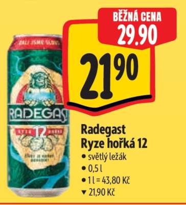 Radegast Ryze Hořká 12