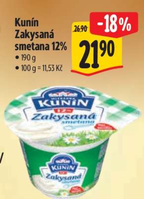 Kunín Zakysaná smetana 12