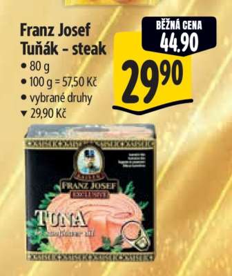 Franz Josef Tuňák steak