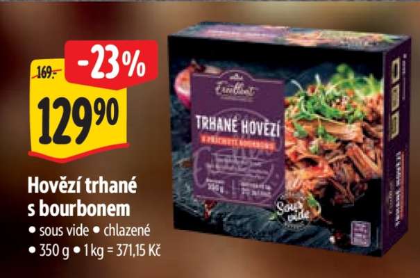 Hovězí trhané s bourbonem