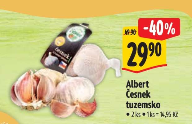 Albert Česnek tuzemsko
