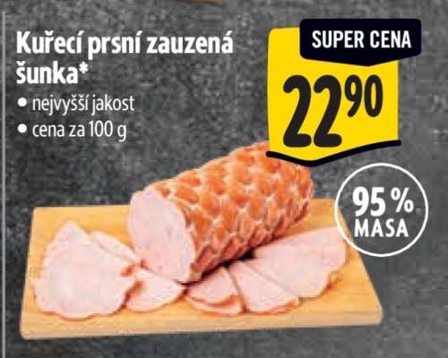 Kuřecí prsní zauzená šunka