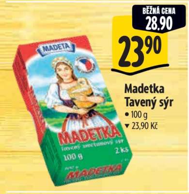 Madetka tavený sýr