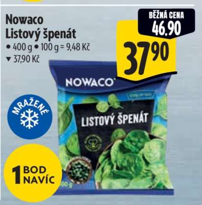 Nowaco Listový špenát