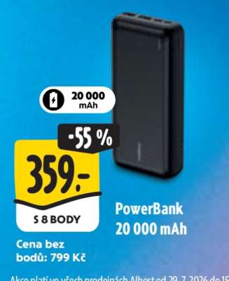 PowerBank 20 000 mAh
