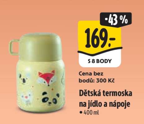 Dětská termoska na jídlo a nápoje
