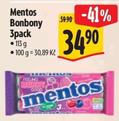 Mentos Bonbony 3pack