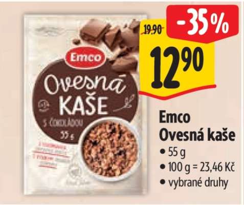 Emco ovesná kaše