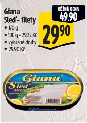 Giana Sleď filety