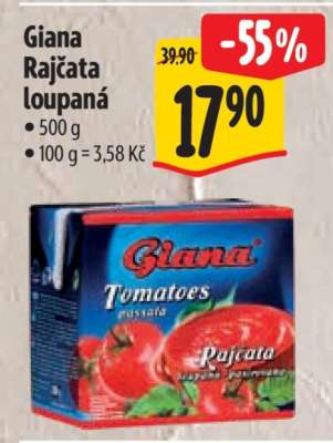 Giana rajčata loupaná