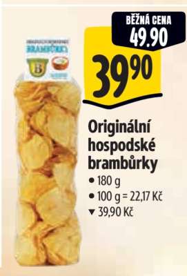 Originální hospodské brambůrky