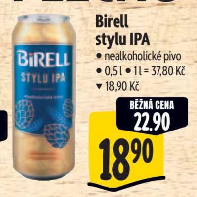 Birell stylu IPA