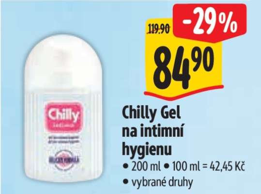 Chilly Gel na intimní hygienu