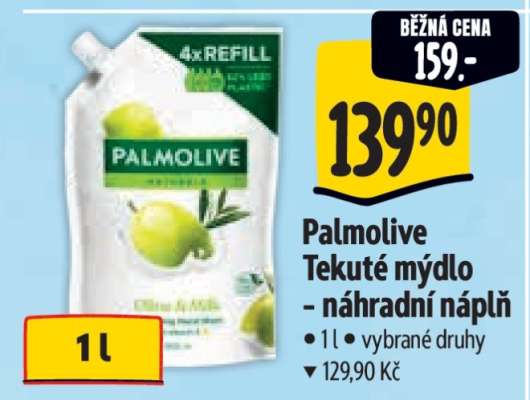 Palmolive Tekuté mýdlo náhradní náplň