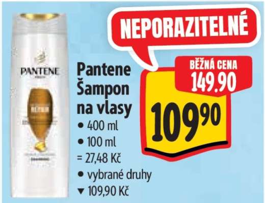 Pantene šampon na vlasy